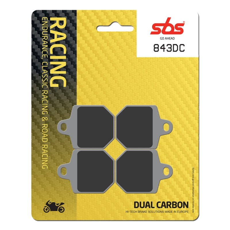 SBS 843DC CARBON BRAKE PADS