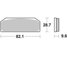 SBS PASTILLAS DE FRENO DE CARBONO 845DC 2