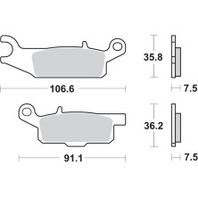 SBS PASTILLAS DE FRENO 849SI 2