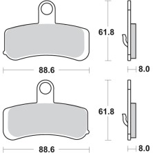 SBS BRAKE PADS 853H.HS 2