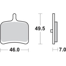 SBS PASTILLAS DE FRENO TRASERAS SPORT 857LS 2