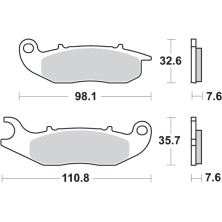 SBS BRAKE PADS 859HF 2