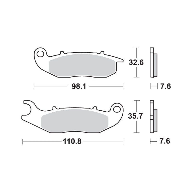 SBS BRAKE PADS 859HF