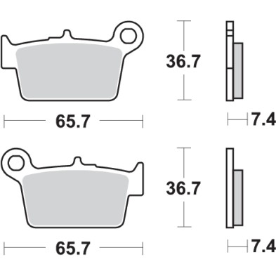 SBS BRAKE PADS 861HF
