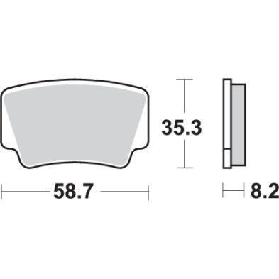 SBS OFF-ROAD BRAKE PAD 867RSI