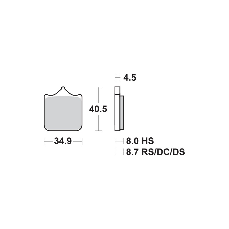 SBS PASTILLAS DEPORTIVAS 870RST