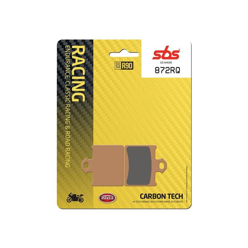 SBS PASTILLAS DE FRENO TRASERA DE CARBONO 872RQ