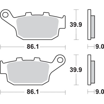 SBS BRAKE PADS 881HF