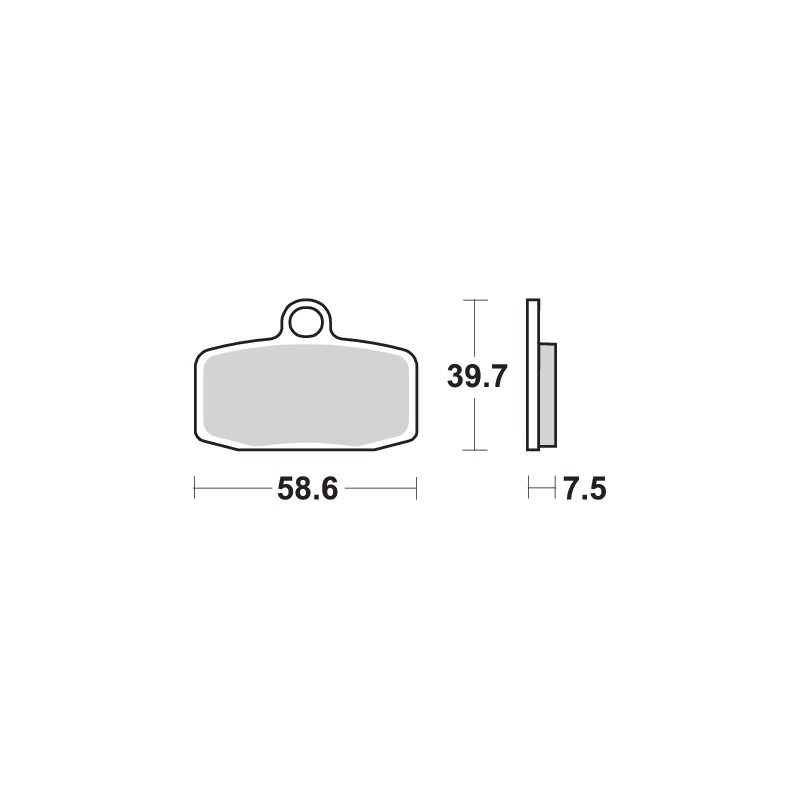 SBS 885SI BRAKE PADS