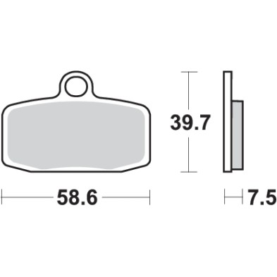SBS 885SI BRAKE PADS