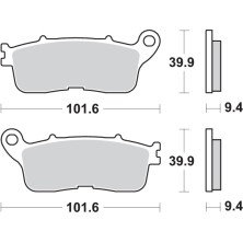 SBS PASTILLAS DE FRENO TRASERAS SPORT 892LS 2