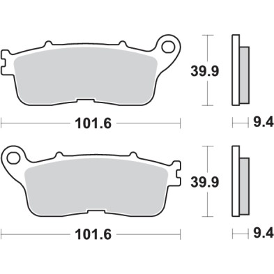 SBS SPORT 892LS REAR BRAKE PADS