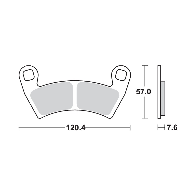 SBS BRAKE PADS 897 PSI