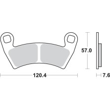 SBS OFF-ROAD BRAKE PAD 897RSI 2