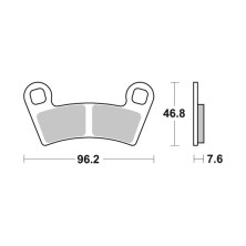 SBS BRAKE PADS 898 PSI 2
