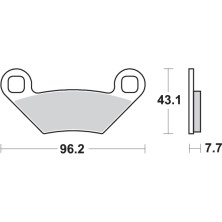 SBS 899SI BRAKE PADS 2