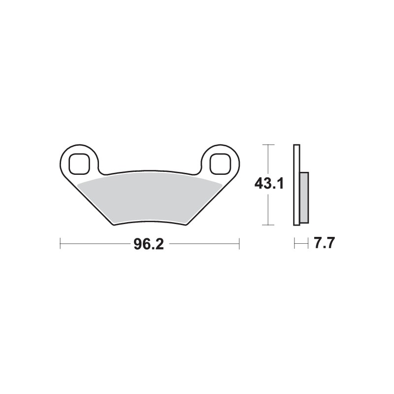 SBS 899SI BRAKE PADS