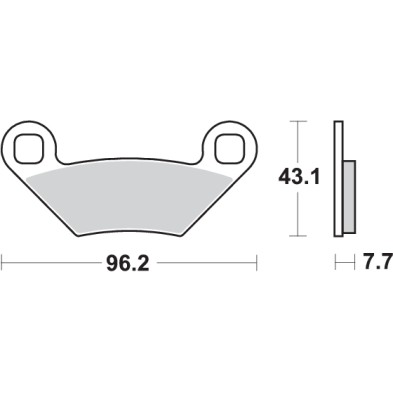 SBS 899SI BRAKE PADS