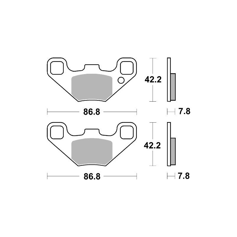 SBS 905SI BRAKE PADS