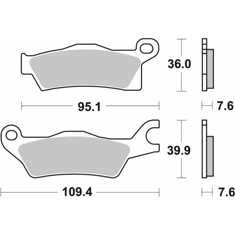 SBS 911SI BRAKE PADS
