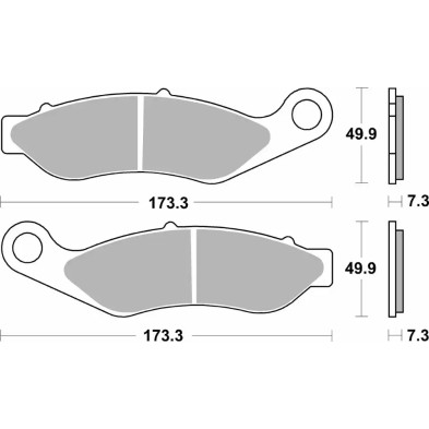 SBS BRAKE PADS 922H.HS