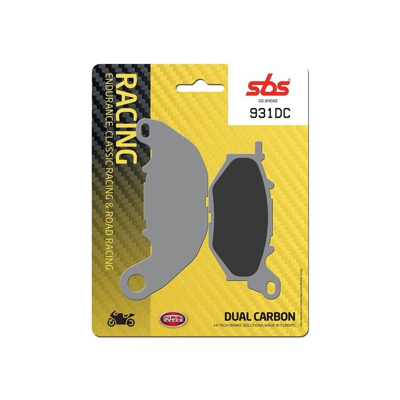 SBS PASTILLAS DE FRENO DE CARBONO 931DC