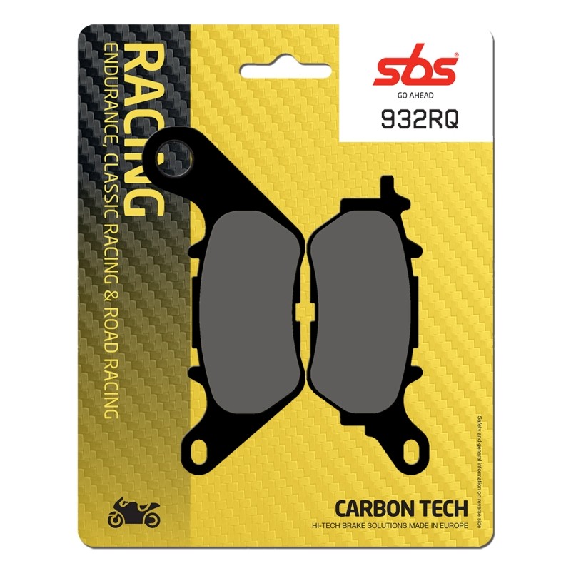 SBS CARBON REAR BRAKE PADS 932RQ