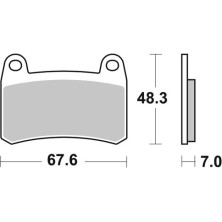 SBS 933HS BRAKE PADS 2