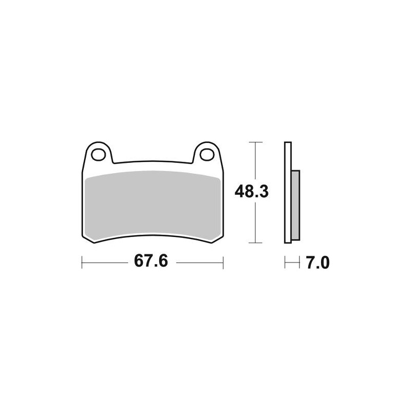 SBS 933HS BRAKE PADS