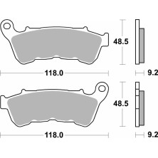 SBS BRAKE PADS 934H.HS 2