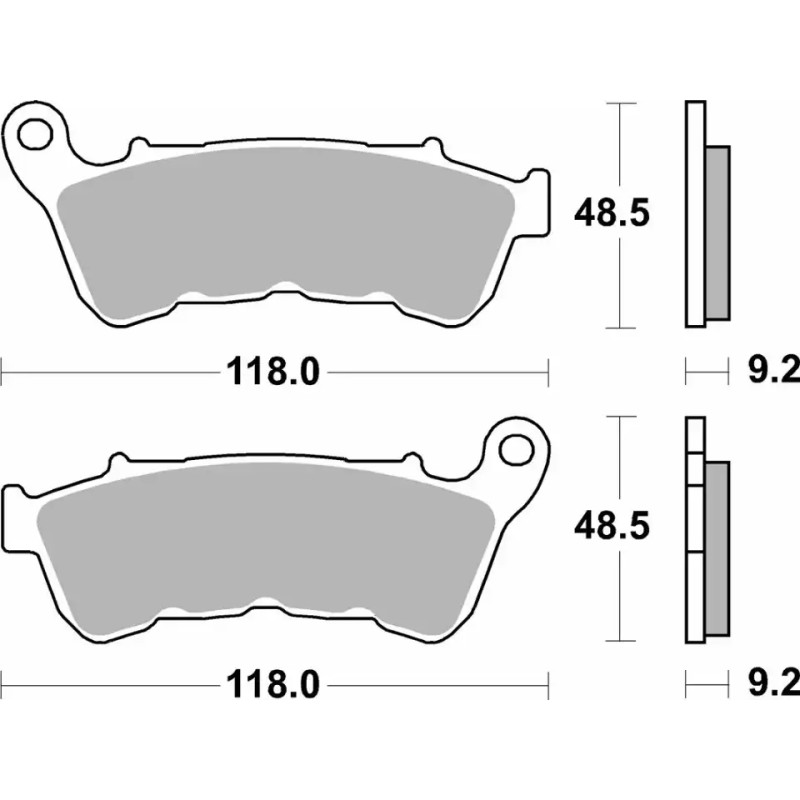 SBS BRAKE PADS 934H.HS
