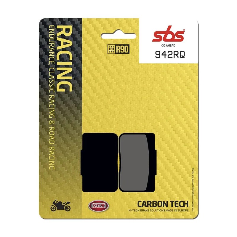 SBS CARBON REAR BRAKE PADS 942RQ
