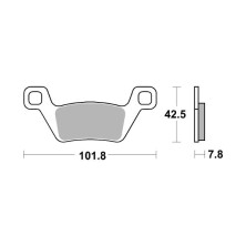 SBS 945SI BRAKE PADS 2
