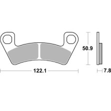 SBS 946ATS BRAKE PADS 2