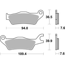 SBS PASTILLAS DE FRENO 951HF 2