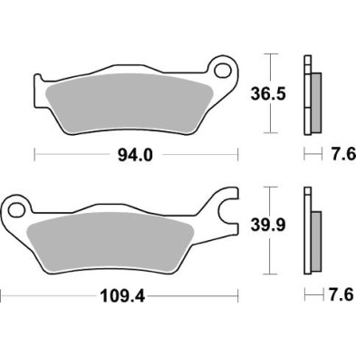 SBS BRAKE PADS 951HF