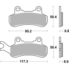 SBS BRAKE PADS 956 PSI 2
