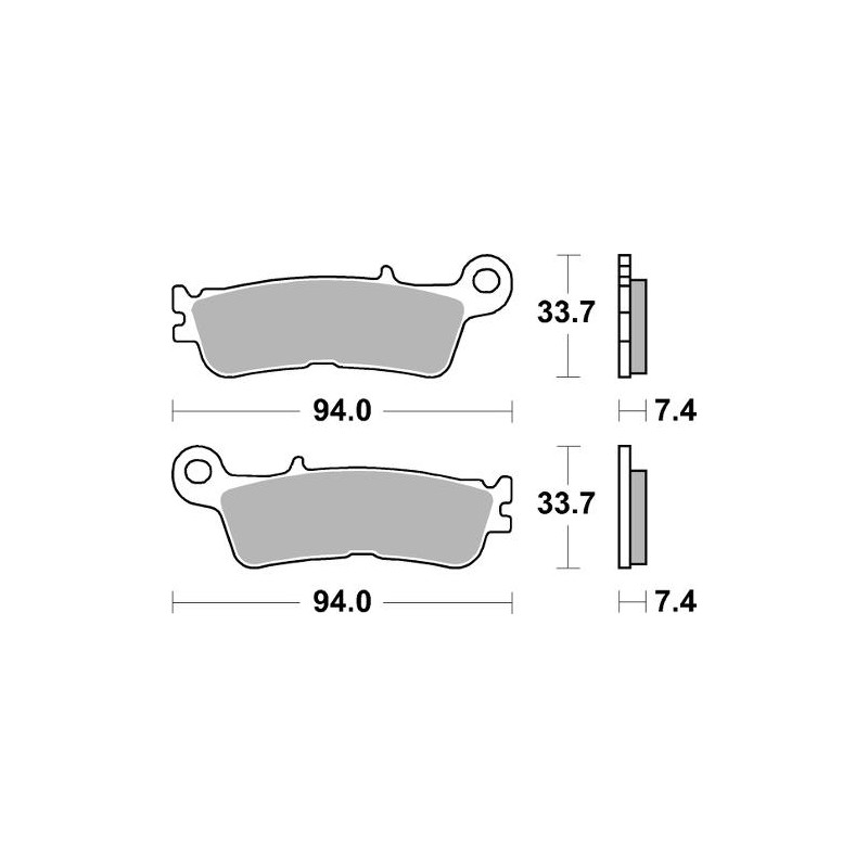 SBS 965SI BRAKE PADS