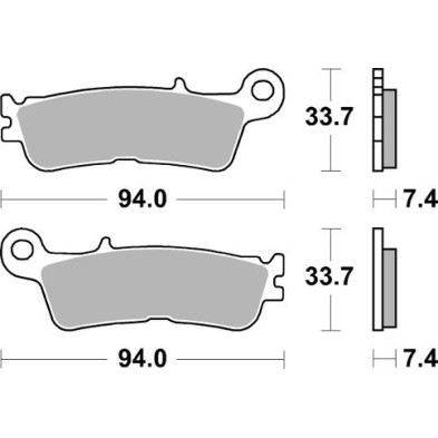SBS 965SI BRAKE PADS