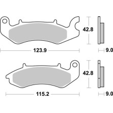 SBS BRAKE PADS 968HF 2