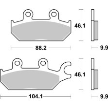 SBS BRAKE PADS 971 PSI 2