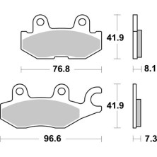 SBS BRAKE PADS 974 PSI 2
