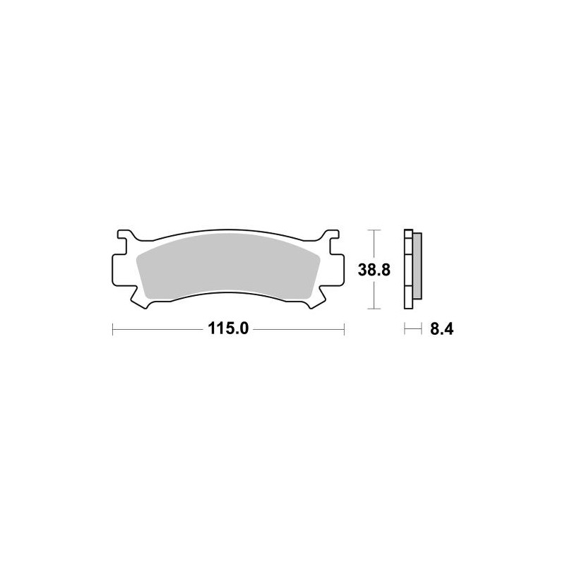 SBS BRAKE PADS 981 PSI