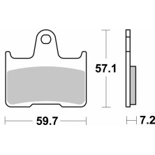 SBS PASTILLAS DE FRENO TRASERAS SPORT 984LS 2