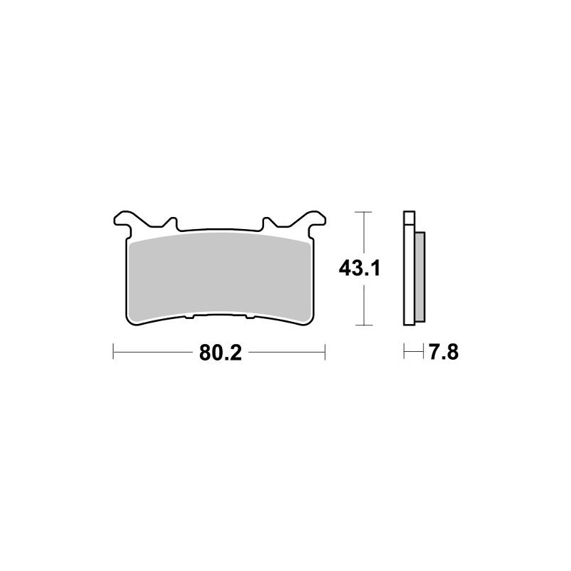 SBS 985RST SPORT PADS