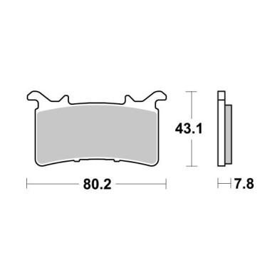 SBS 985DC CARBON BRAKE PADS