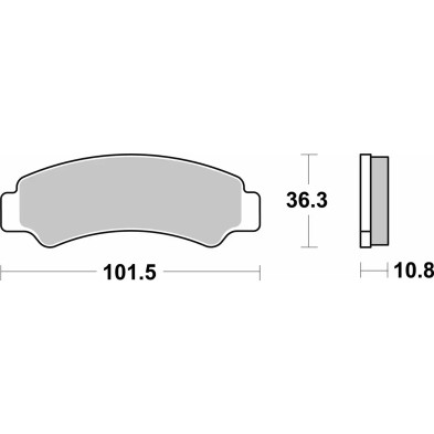 SBS 987SI BRAKE PADS