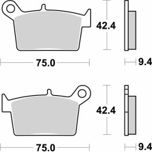 SBS BRAKE PADS 998HF 2