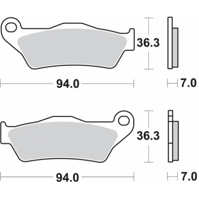 SBS SPORT 1003LS REAR BRAKE PADS