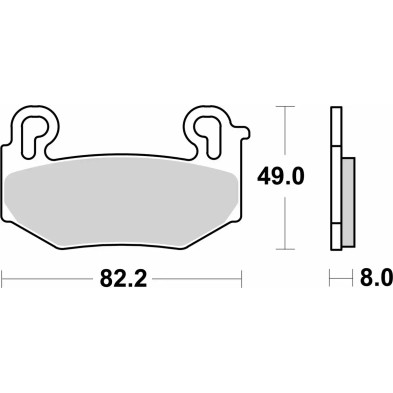 SBS 1004HS BRAKE PADS